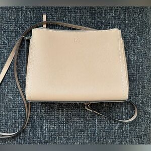 Lo & Sons The Pearl - Saffiano Leather - Sand / Gold / Camel